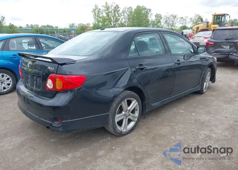 2010 Toyota Corolla Xrs from USA, damaged, VIN 2T1BE4EE7AC041576